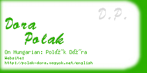 dora polak business card